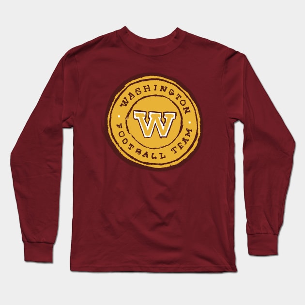 Washingtoooon Football Team 07 Long Sleeve T-Shirt by Very Simple Graph